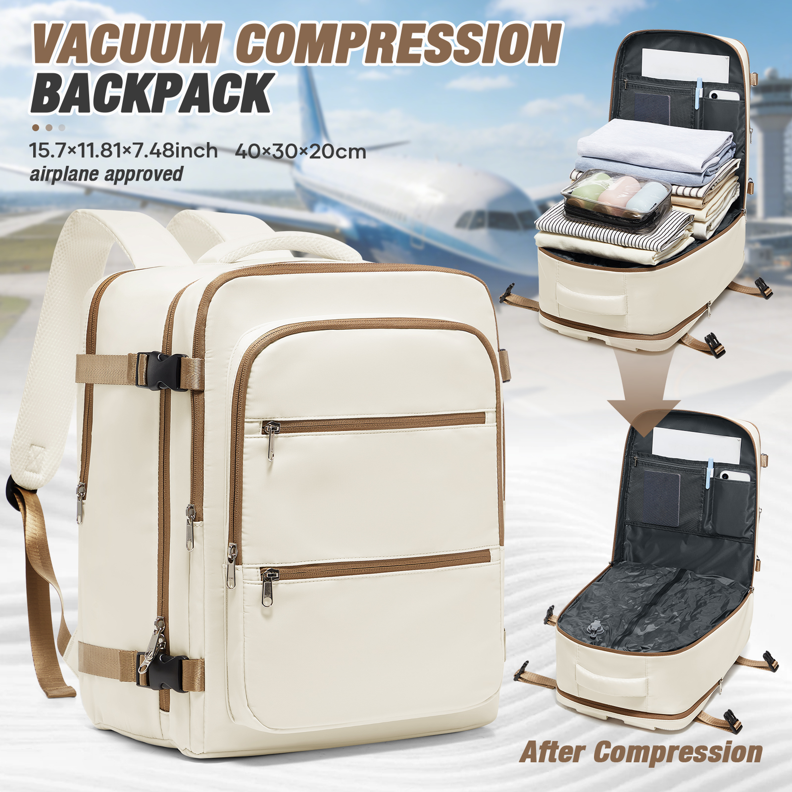 Laptop Original Accessories - Vacuum Backpack Backpack Hand Luggage Aircraft,
