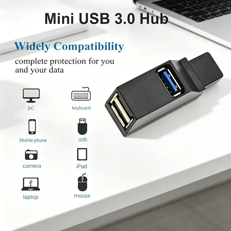 USB 3.0 2.0 Rotatable 3 Ports  – Laptop Accessories Usb Bewertung und Preis