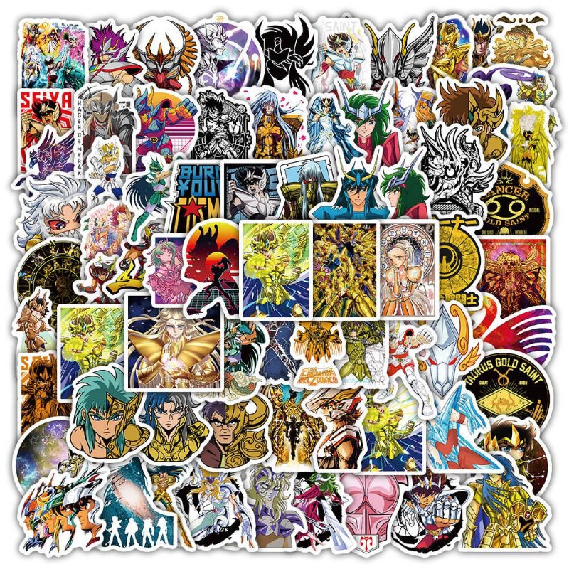 101Pcs Saint Seiya Anime Stick – Laptop Original Accessories Bewertung und Preis