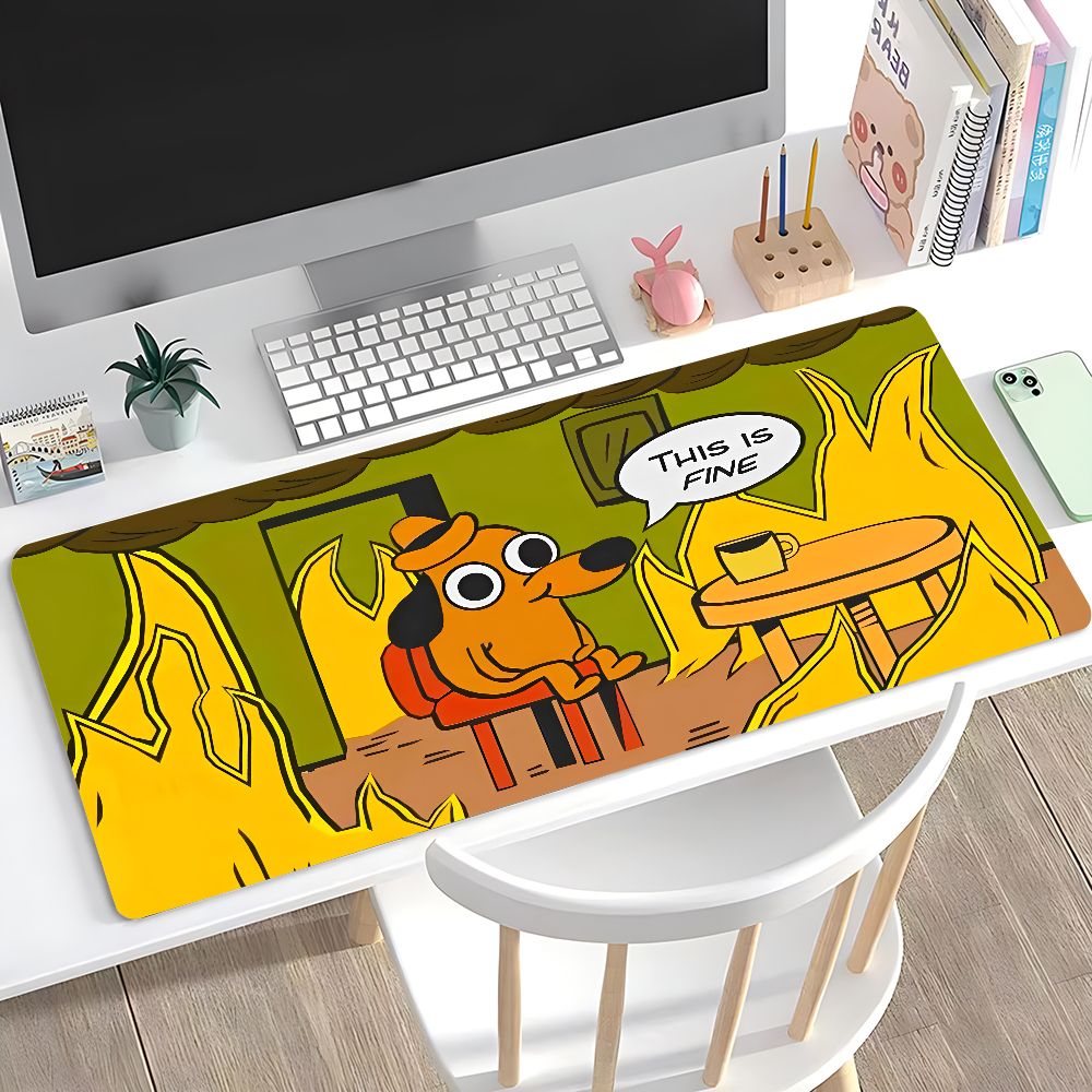 This Is Fine Dog Dachshund Mou – Laptop Extra Accessories Bewertung und Preis