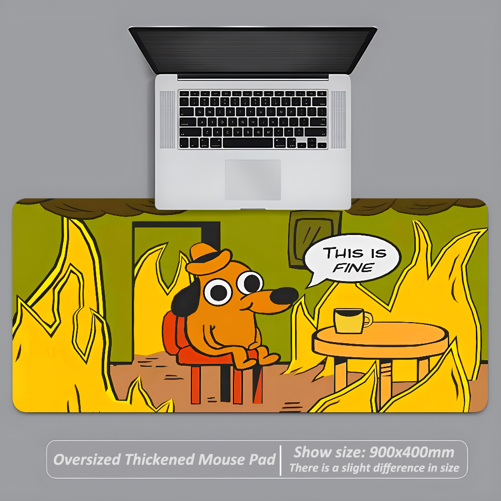 This Is Fine Dog Dachshund Mou – Laptop Extra Accessories Bewertung und Preis