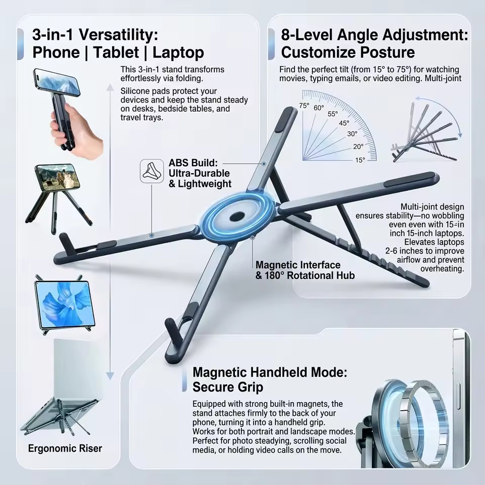 Portable Magnetic Phone Holder – Laptop Extra Accessories Bewertung und Preis