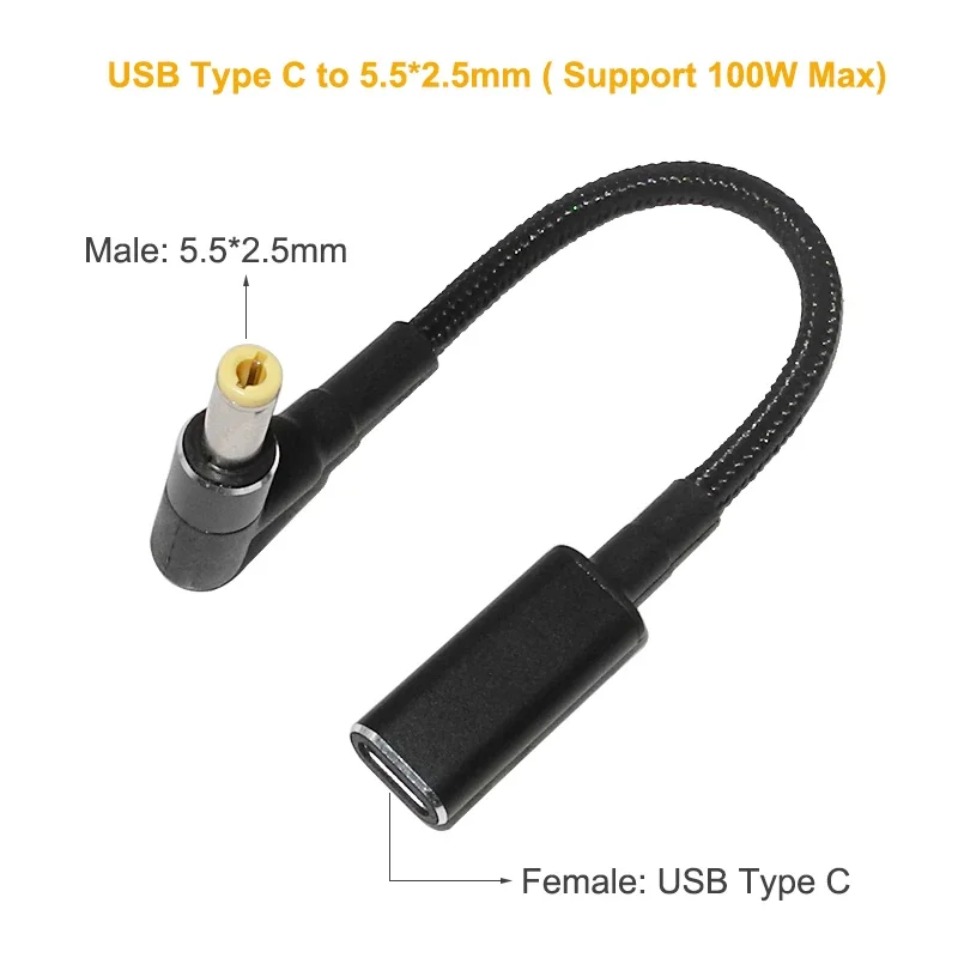 100W USB C to DC Power Adapter – Laptop Accessories Hp Bewertung und Preis