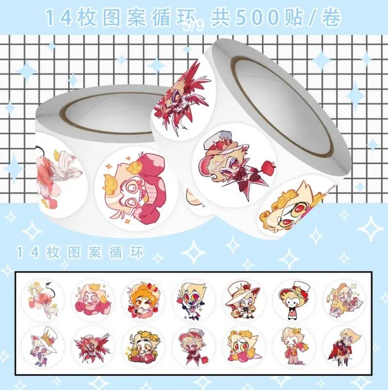 500Pc/Roll Cartoon Sticker Cir – Laptop Original Accessories Bewertung und Preis