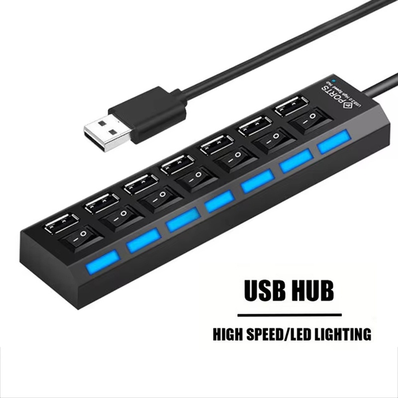 7 Port USB 2.0 Hub Splitter Fo – Laptop Accessories Usb Bewertung und Preis