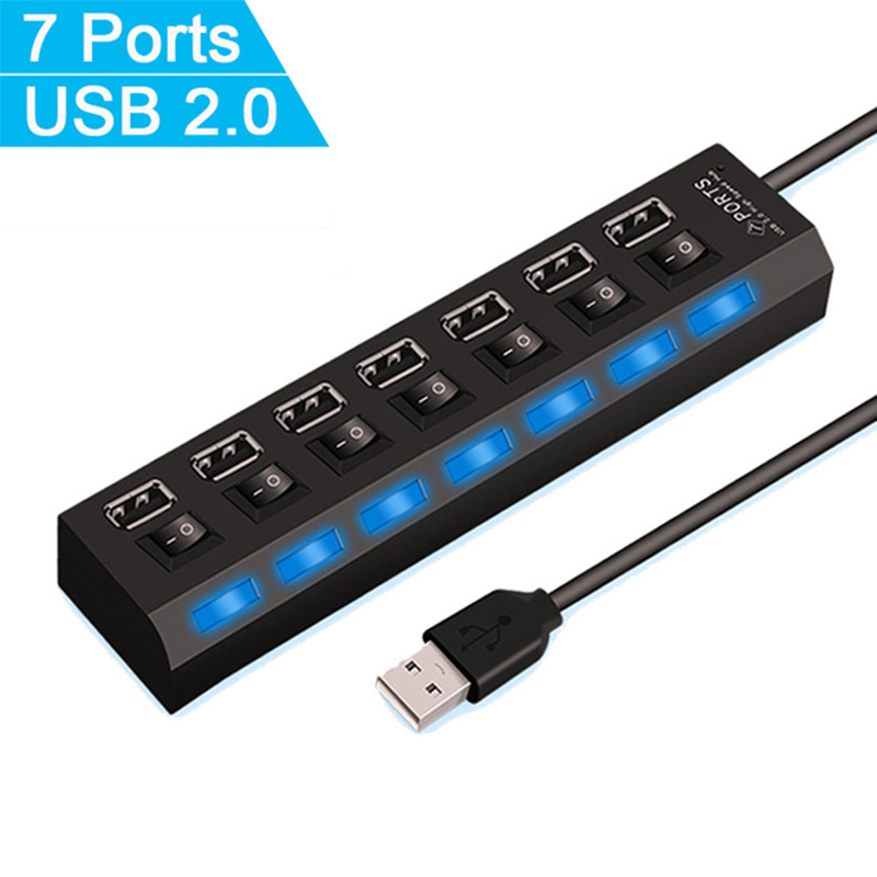 7 Port USB 2.0 Hub Splitter Fo – Laptop Accessories Usb Bewertung und Preis