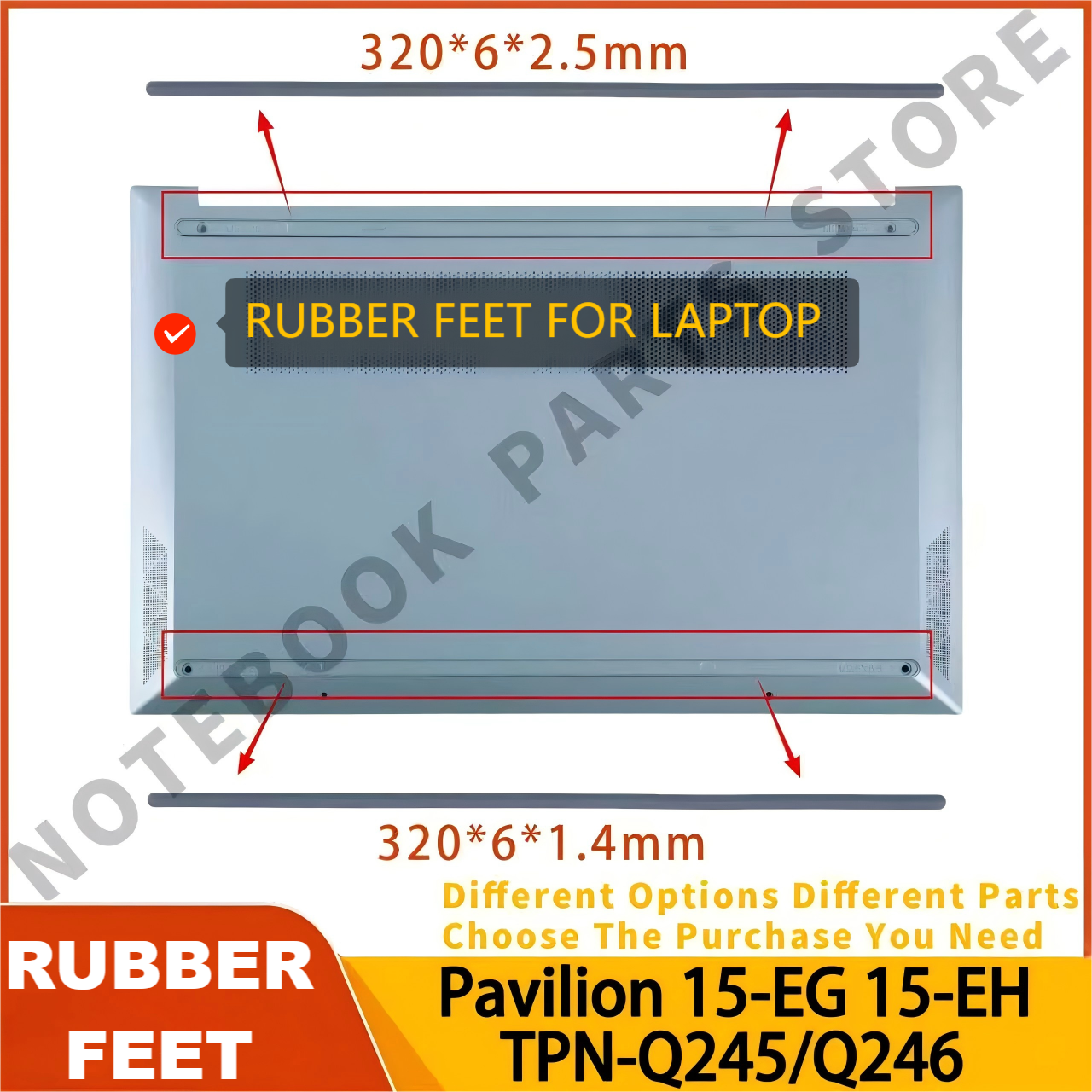 Rubber Feet For HP Pavilion 15 – Laptop Accessories Hp Bewertung und Preis