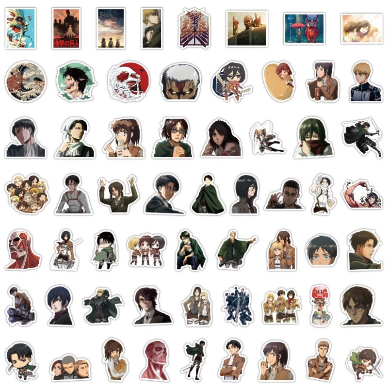 60Pcs Attack on Titan Anime St – Laptop Original Accessories Bewertung und Preis