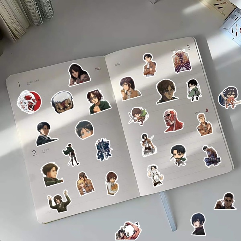 60Pcs Attack on Titan Anime St – Laptop Original Accessories Bewertung und Preis